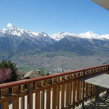 With Outdoor Dinning Apartment Veysonnaz